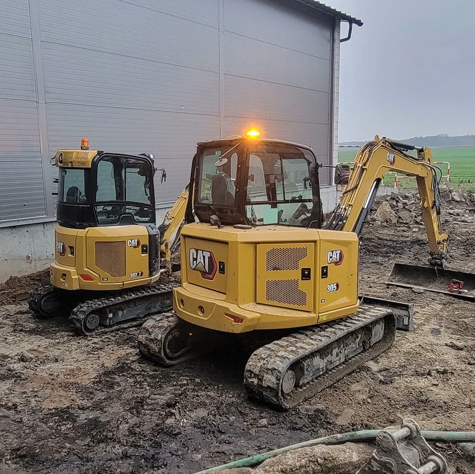 Koparki CAT 302.7 CR i CAT 305 CR firmy Perkowski